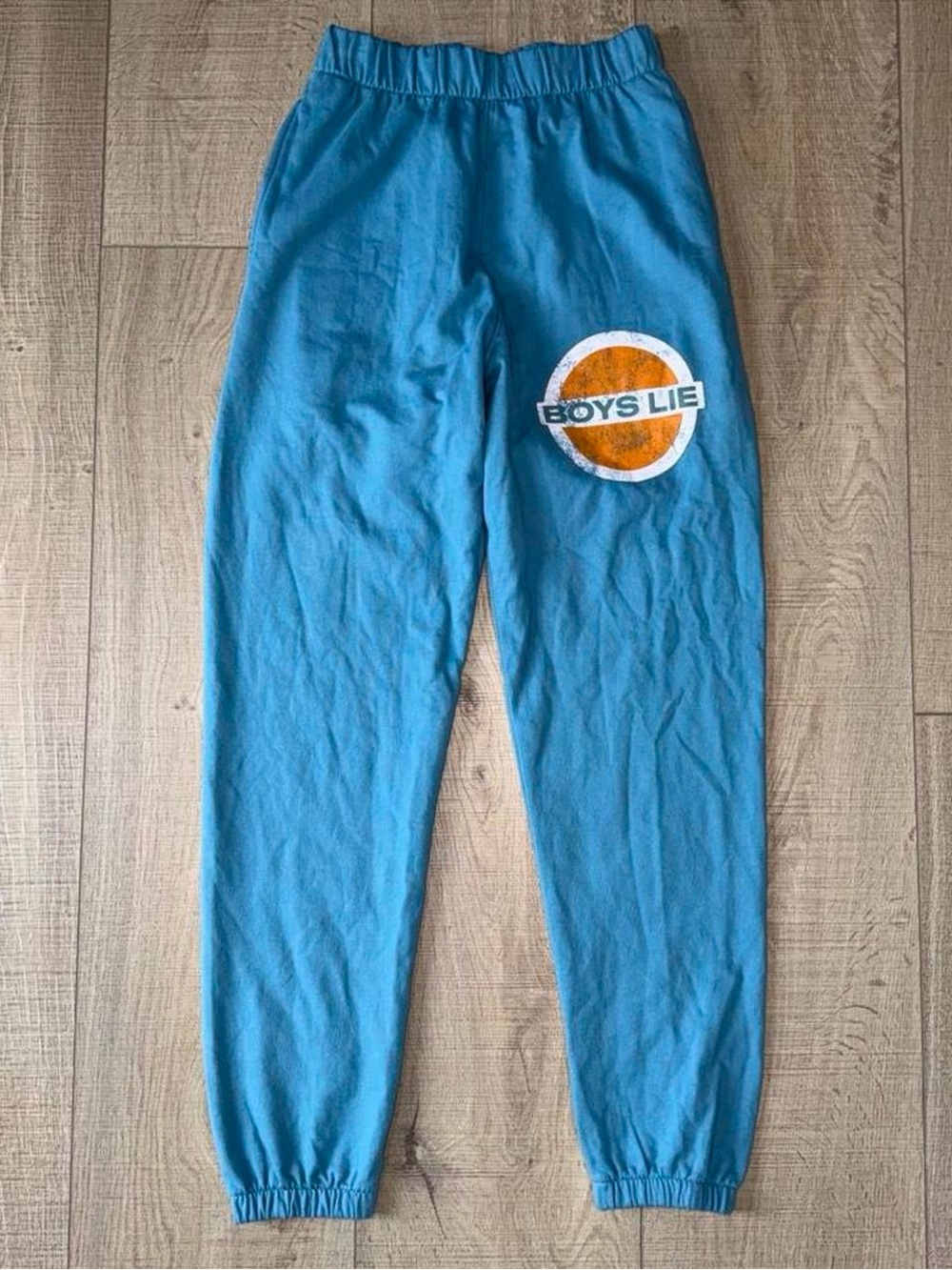 Boys Lie Teal Jogger Sweatpants Size XS